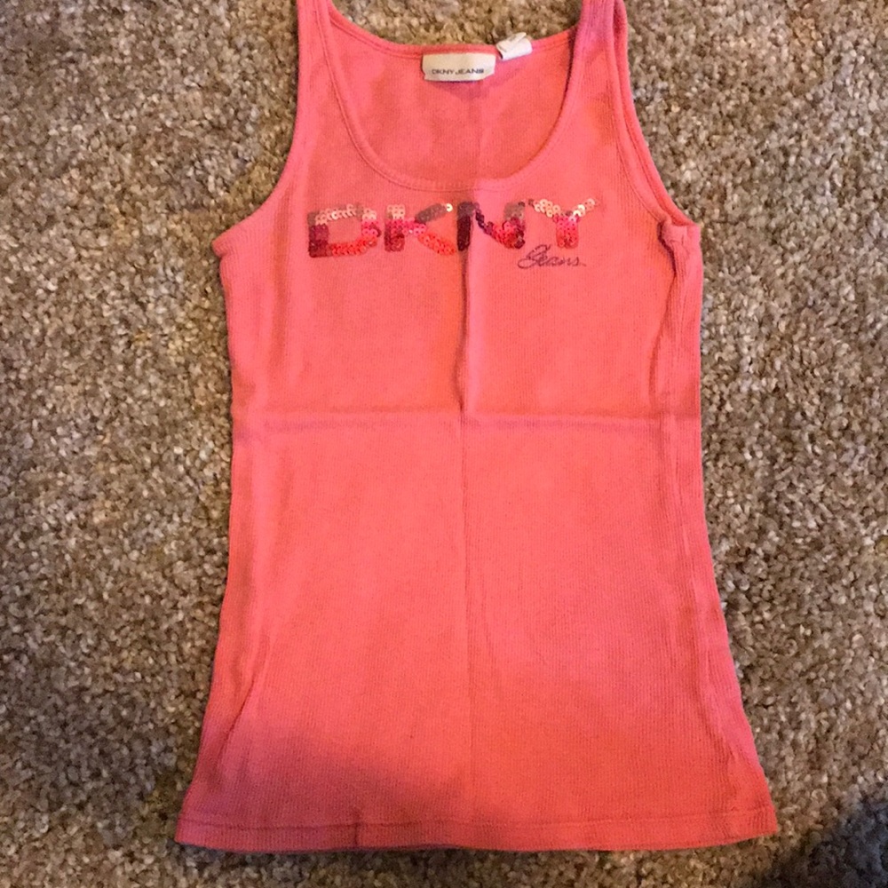 Pink DKNY tank top